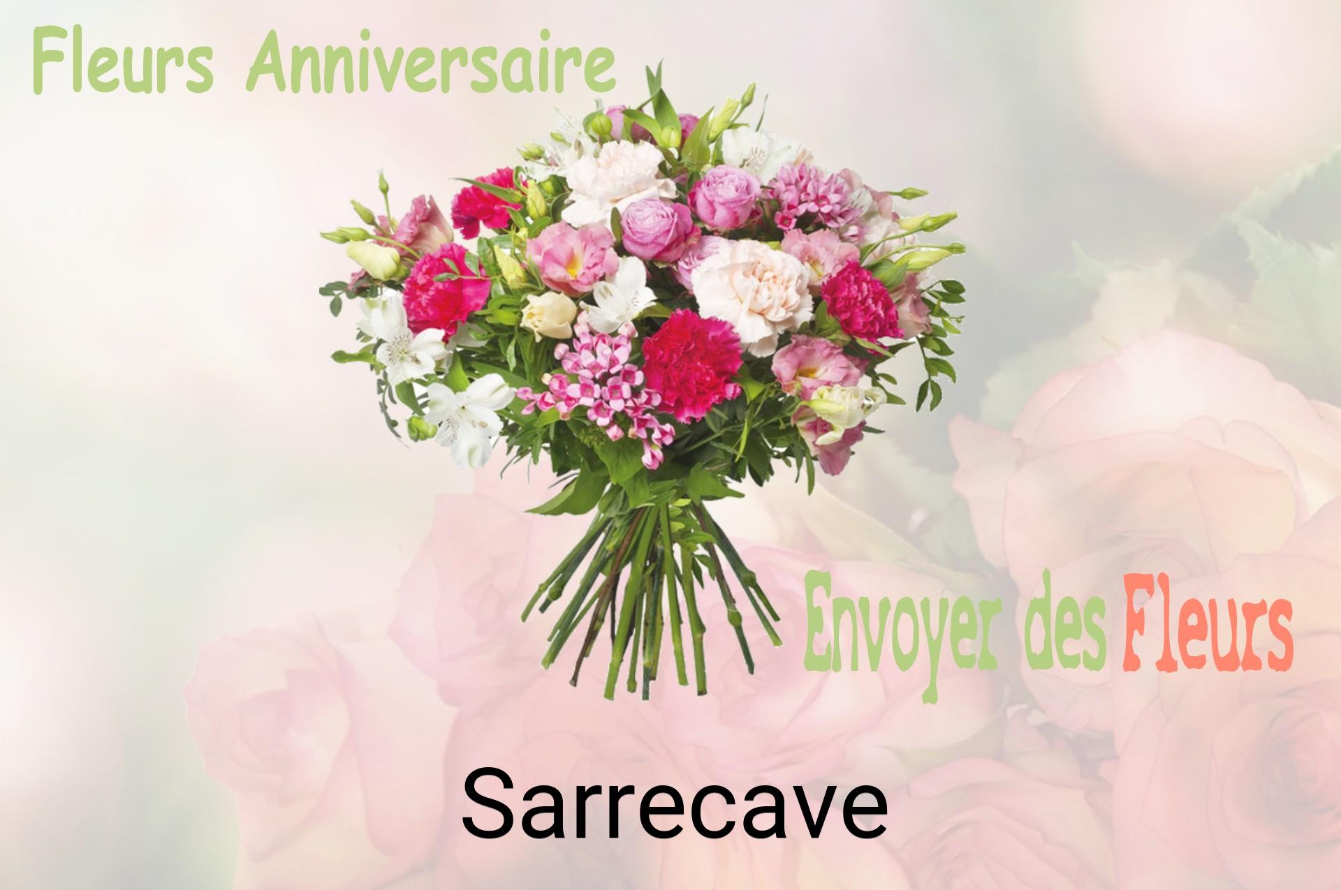 Bouquet de fleurs d’anniversaire livré à Sarrecave
