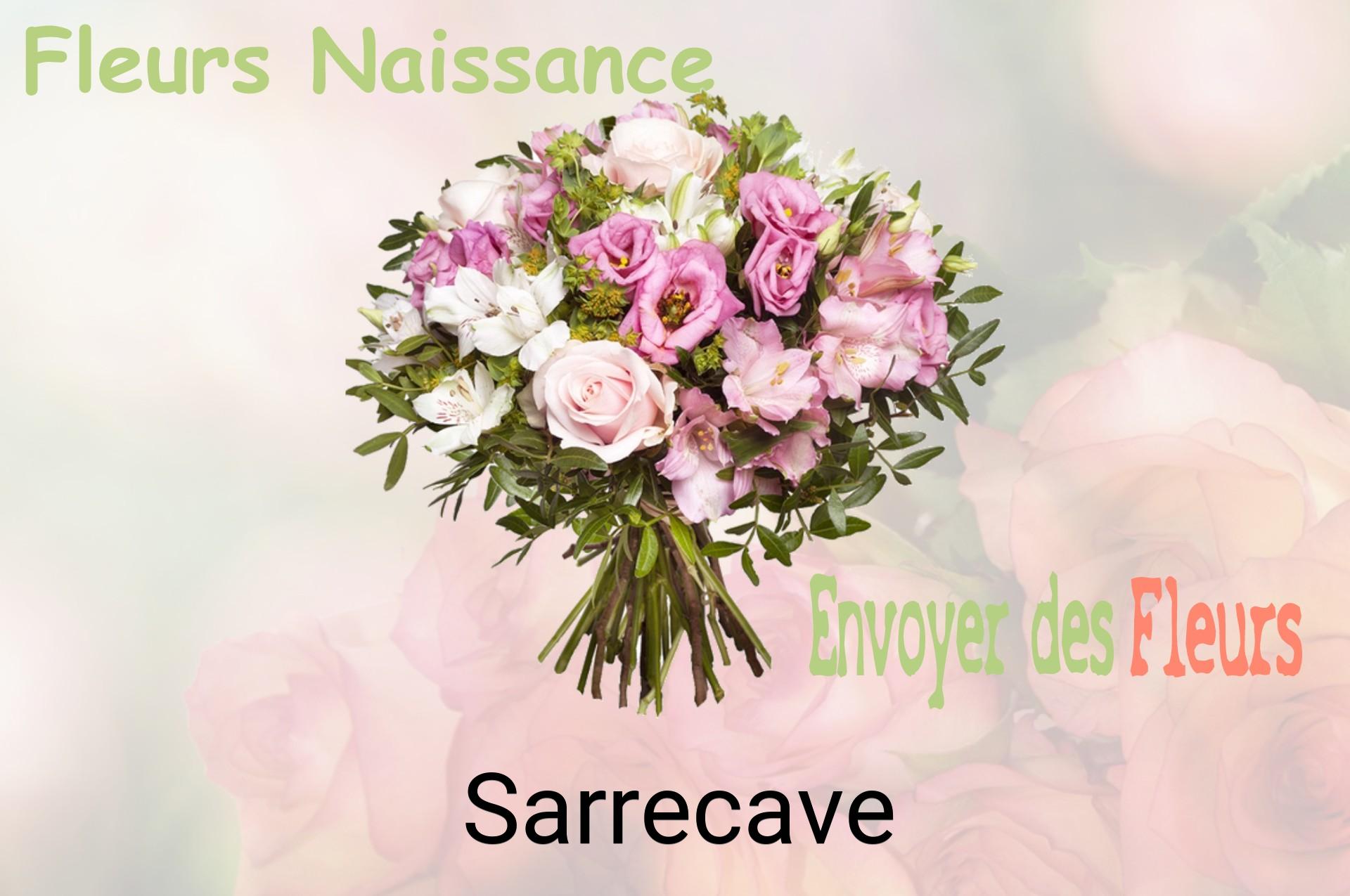 Bouquet de fleurs de naissance livré à Sarrecave